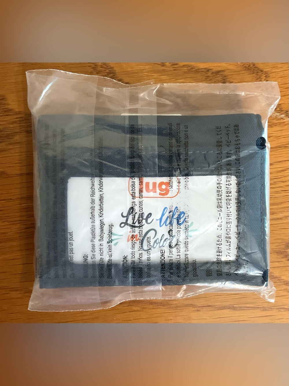Lug Slide and Walkover RFID Wallet Combo. Brushed Navy. NWT - Picture 3 of 6